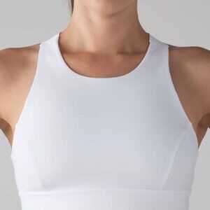 lululemon athletica White High-Neck Sports Bra